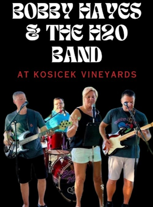 Bobby Hayes & The H20 Band @ Kosicek Vineyards