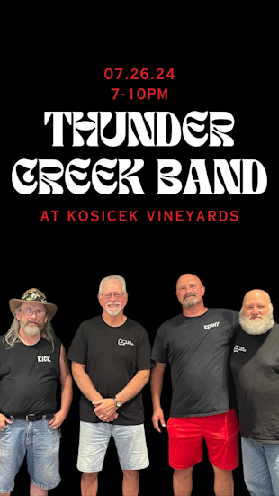 Thunder Creek Band (live music) @ Kosicek