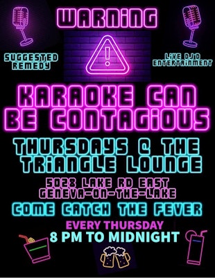 Karaoke @ The Triangle Every Thursday