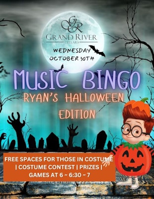 Music Bingo Halloween Style @ GRC