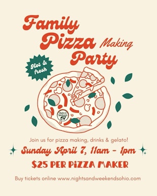 Family Pizza Making Party @ Nights & Weekends