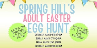 Adult Easter Egg Hunt @ The Winery at Spring Hill 