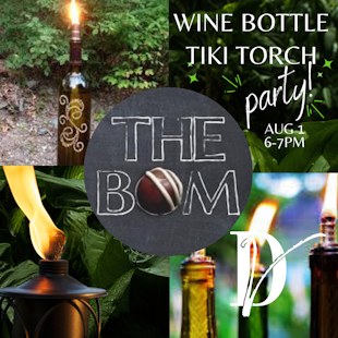 Wine Bottle Tiki Torch Workshop with The BOM @ Debonné Vineyards