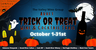 2024 Adult Trick or Treat Wine & Cocktail Trail @ Multiple Wineries