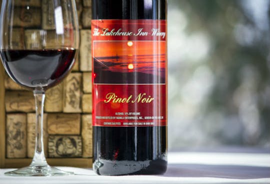 The Lakehouse Inn Winery pinot noir