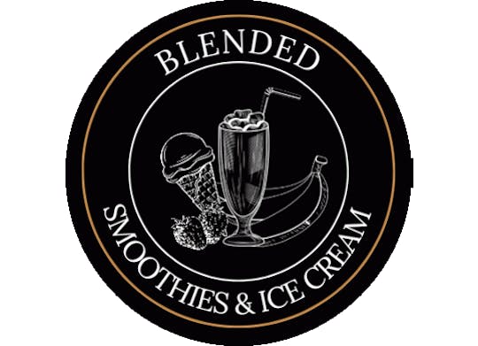 Blended Smoothies Logo Transparent Background