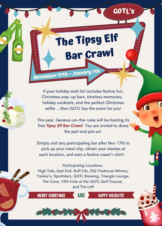 Tipsy Elf Crawl