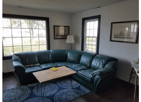 Lake Life Airbnb Couch
