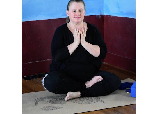 Shanti Love Yoga Leah Meditation Lotus Mudra
