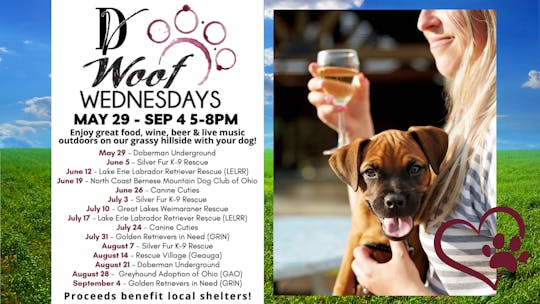 Woof Wednesdays @ Debonné Vineyards