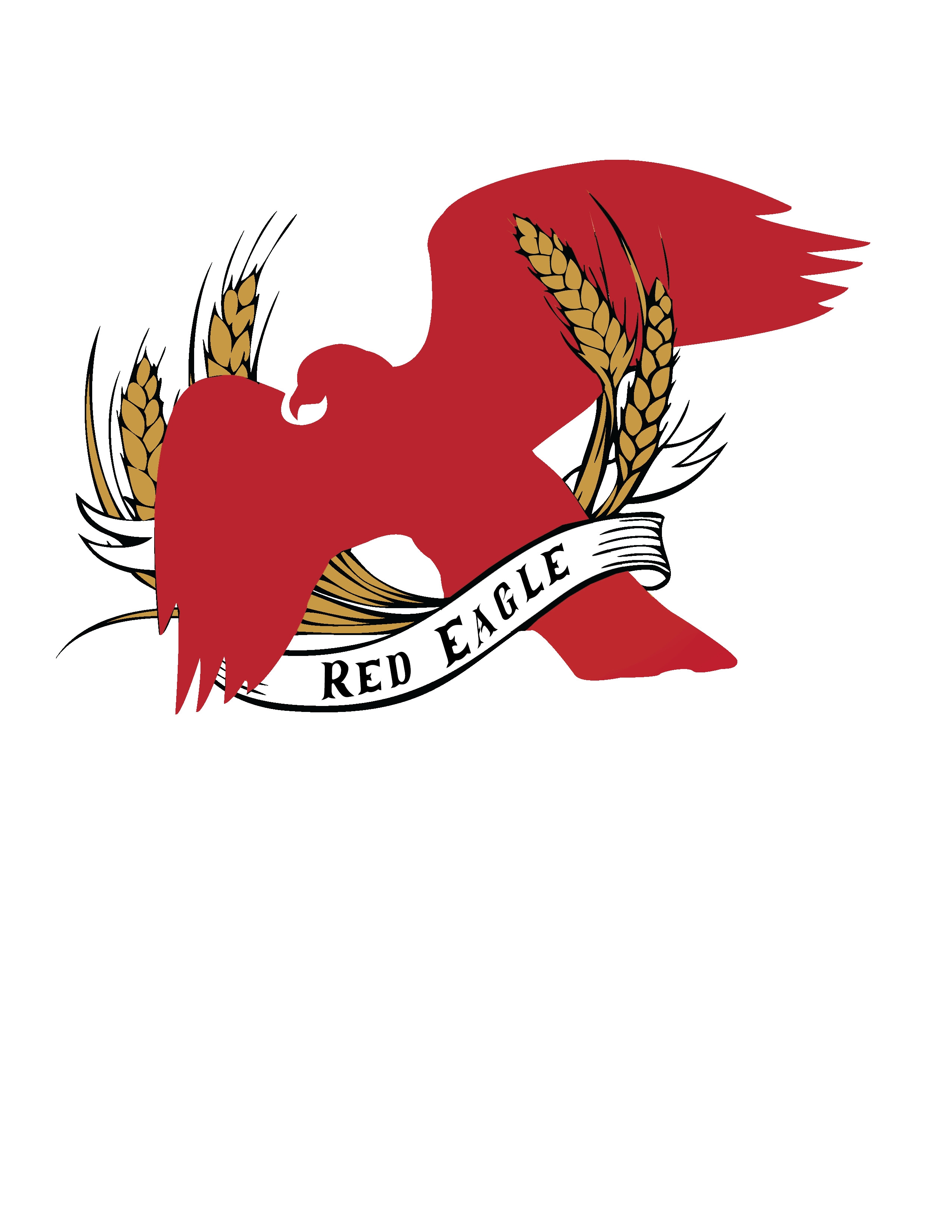 Creative Red Eagle Shield Logo Stock Vector - Illustration of wing, logo:  145313439